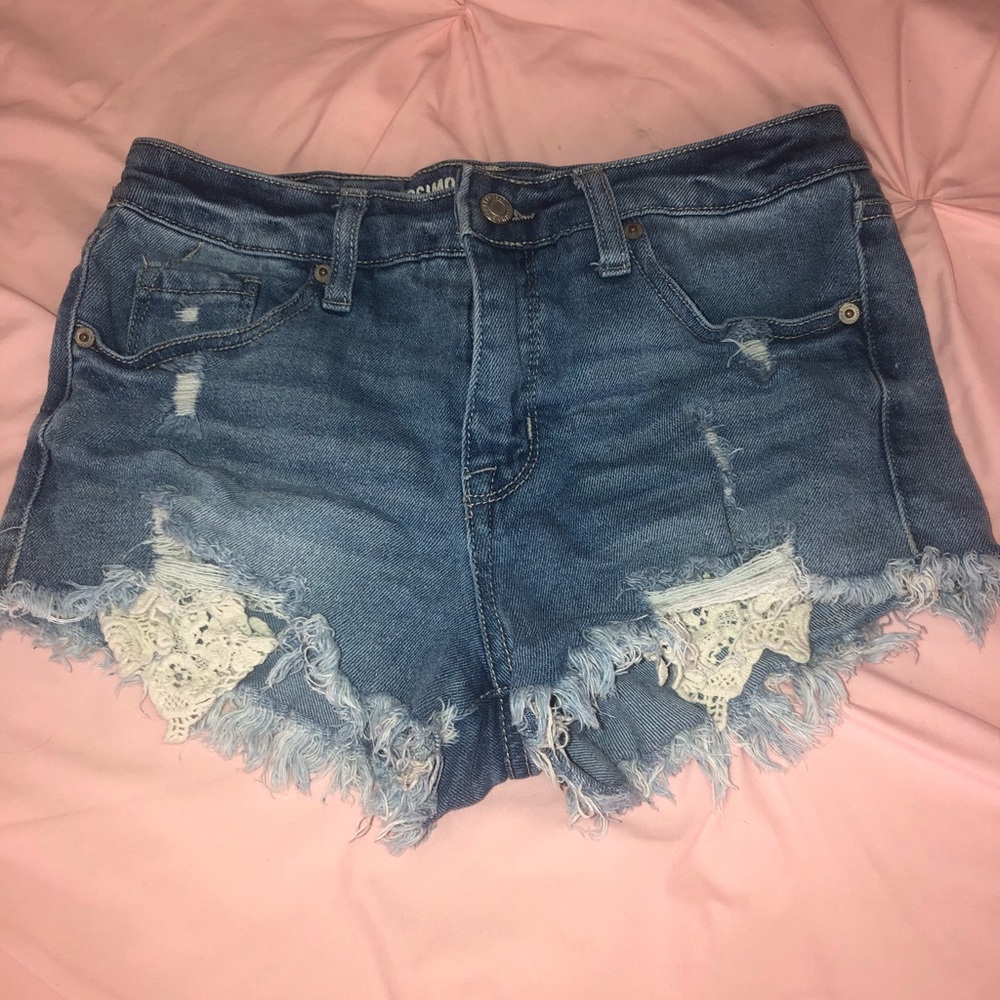 Mossimo lace shorts, size 4